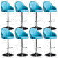 Industrial Metal Counter Height Stools Back Bar Stool for Living Room Blue Silver 8 Piece Set Clearhalo 'Bar Furniture' 'Bar Stools' 'bar_stools' 'furn' 'furn_bar_stools' 'Furniture' 'Kitchen & Dining Furniture' 6373226