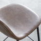 Leather Bar Stool Modern Backrest Counter Stool for Bristol with Metal Base Clearhalo 'Bar Furniture' 'Bar Stools' 'bar_stools' 'furn' 'furn_bar_stools' 'Furniture' 'Kitchen & Dining Furniture' 6373248