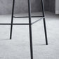 Leather Bar Stool Modern Backrest Counter Stool for Bristol with Metal Base Clearhalo 'Bar Furniture' 'Bar Stools' 'bar_stools' 'furn' 'furn_bar_stools' 'Furniture' 'Kitchen & Dining Furniture' 6373255