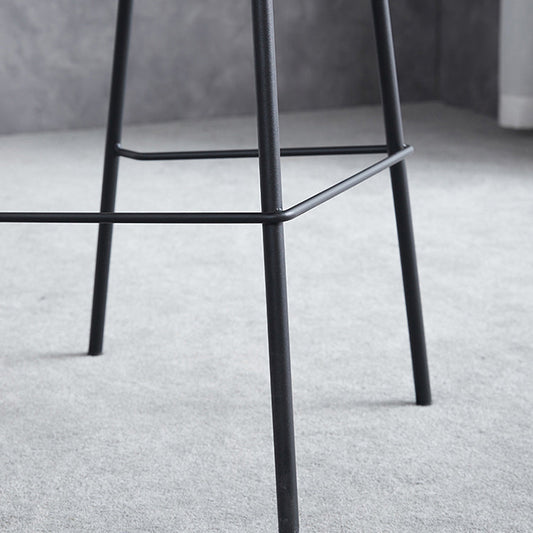 Sgabello da bar in pelle sgabello moderno sgabello per bristol con base metallica