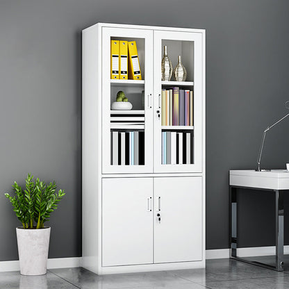 Moderni mobili verticali di archiviazione del gabinetto di archiviazione in bianco