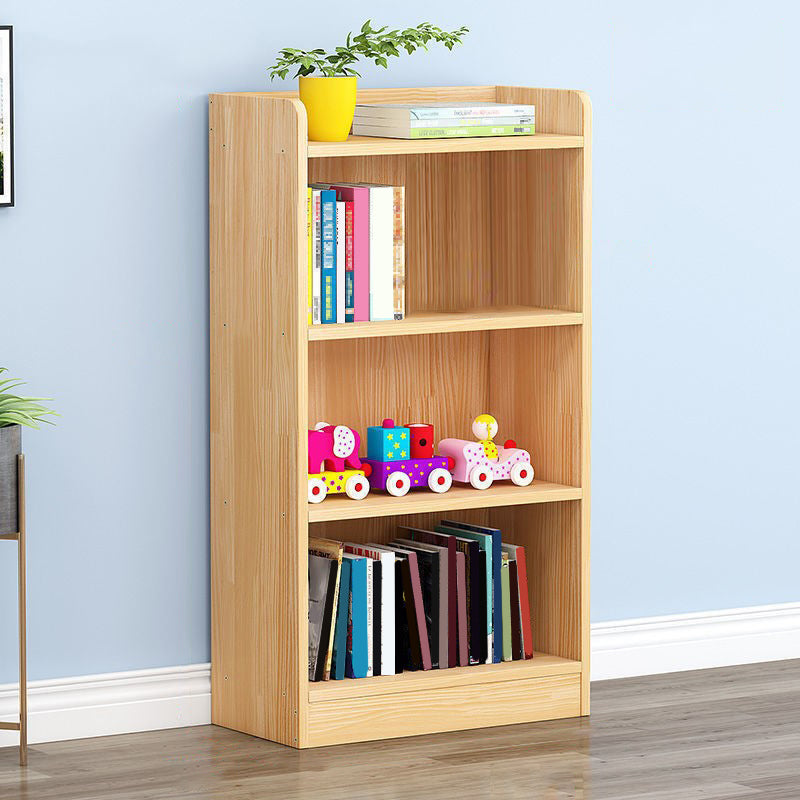 Modern Floor Vertical Bookshelf Brown Closed Back Wooden Shelf Bookcase for Bedroom Cabinet Not Included Clearhalo 'Bookcases' 'furn' 'furn_bookcases' 'Furniture' 'Office Furniture' 6373657