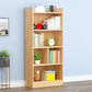 Modern Floor Vertical Bookshelf Brown Closed Back Wooden Shelf Bookcase for Bedroom 23.6"L x 9.4"W x 57.1"H Cabinet Not Included Clearhalo 'Bookcases' 'furn' 'furn_bookcases' 'Furniture' 'Office Furniture' 6373665