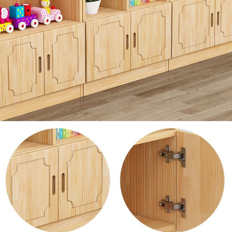 Modern Floor Vertical Bookshelf Brown Closed Back Wooden Shelf Bookcase for Bedroom Clearhalo 'Bookcases' 'furn' 'furn_bookcases' 'Furniture' 'Office Furniture' 6373667