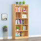 Modern Floor Vertical Bookshelf Brown Closed Back Wooden Shelf Bookcase for Bedroom Cabinet Not Included Clearhalo 'Bookcases' 'furn' 'furn_bookcases' 'Furniture' 'Office Furniture' 6373673