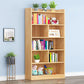 Modern Floor Vertical Bookshelf Brown Closed Back Wooden Shelf Bookcase for Bedroom 39.4"L x 9.4"W x 69.3"H Cabinet Not Included Clearhalo 'Bookcases' 'furn' 'furn_bookcases' 'Furniture' 'Office Furniture' 6373674