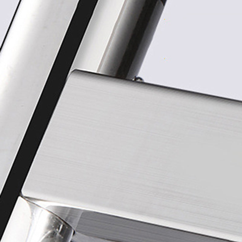 Modern Style Metal Prep Table Rectangular Rolling Prep Table for Dining Room Clearhalo 'furn' 'furn_kitchen_islands_carts' 'Furniture' 'Kitchen & Dining Furniture' 'Kitchen Islands & Carts' 'kitchen_islands_carts' 6375946