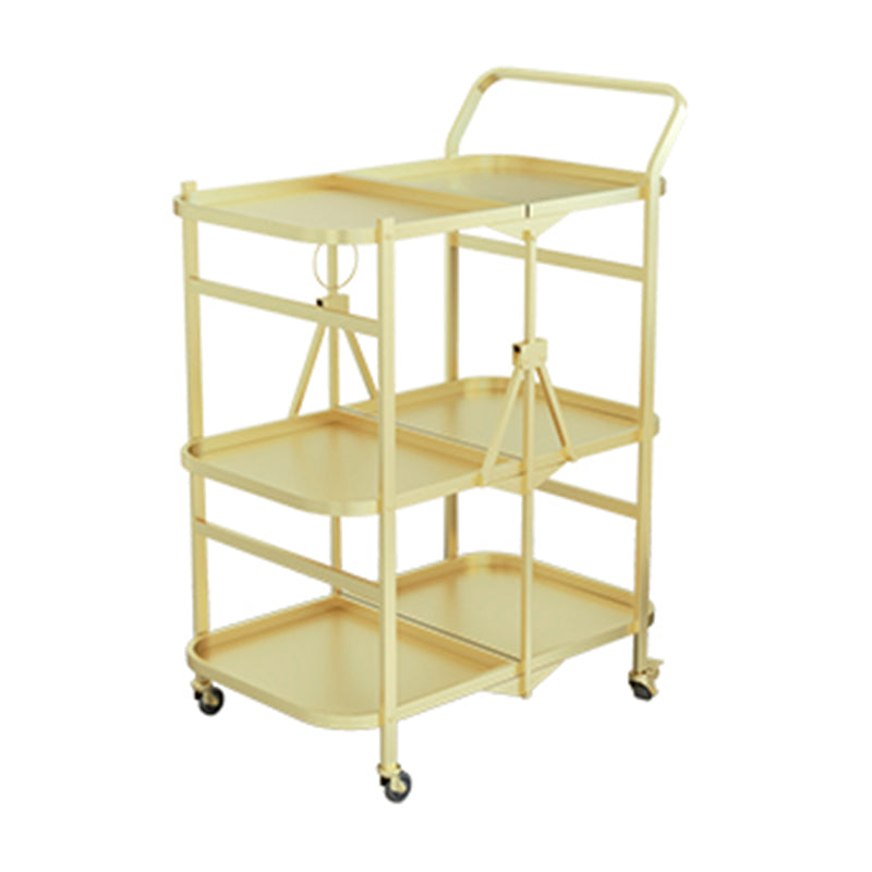 35.43 "H長方形の準備テーブルモダンスタイルの金属折りたたみ準備テーブル