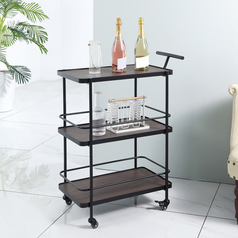 35.43 "H Table de préparation à rouleaux rectangulaires modernes