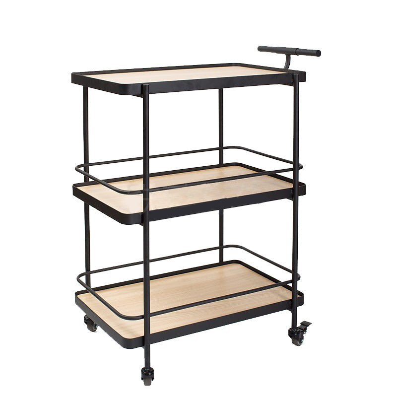 35.43 "H Table de préparation à rouleaux rectangulaires modernes