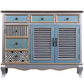 38.18" Tall Wood Rectangular Cabinet 3 - Drawer and 2 - Door Accent Chest Clearhalo 'Cabinets & Chests' 'cabinets_chests' 'furn' 'furn_cabinets_chests' 'Furniture' 'Living Room Furniture' 6376093