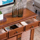 38.18" Tall Wood Rectangular Cabinet 3 - Drawer and 2 - Door Accent Chest Clearhalo 'Cabinets & Chests' 'cabinets_chests' 'furn' 'furn_cabinets_chests' 'Furniture' 'Living Room Furniture' 6376094