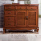 38.18" Tall Wood Rectangular Cabinet 3 - Drawer and 2 - Door Accent Chest Clearhalo 'Cabinets & Chests' 'cabinets_chests' 'furn' 'furn_cabinets_chests' 'Furniture' 'Living Room Furniture' 6376098