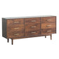 Contemporary Chest Pine 9 - Drawer Bar Pulls Straight Legs Accent Chest Clearhalo 'Cabinets & Chests' 'cabinets_chests' 'furn' 'furn_cabinets_chests' 'Furniture' 'Living Room Furniture' 6376131