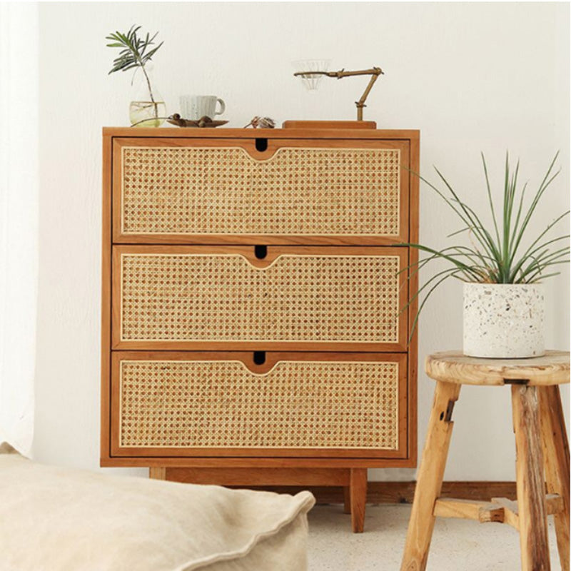 Natural 3/6 - Drawer Accent Chest Accent Chest - Wood for Indoor Clearhalo 'Cabinets & Chests' 'cabinets_chests' 'furn' 'furn_cabinets_chests' 'Furniture' 'Living Room Furniture' 6376164