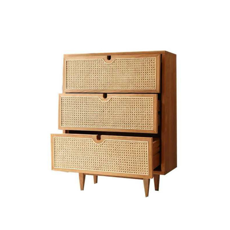Natural 3/6 - Drawer Accent Chest Accent Chest - Wood for Indoor Clearhalo 'Cabinets & Chests' 'cabinets_chests' 'furn' 'furn_cabinets_chests' 'Furniture' 'Living Room Furniture' 6376171