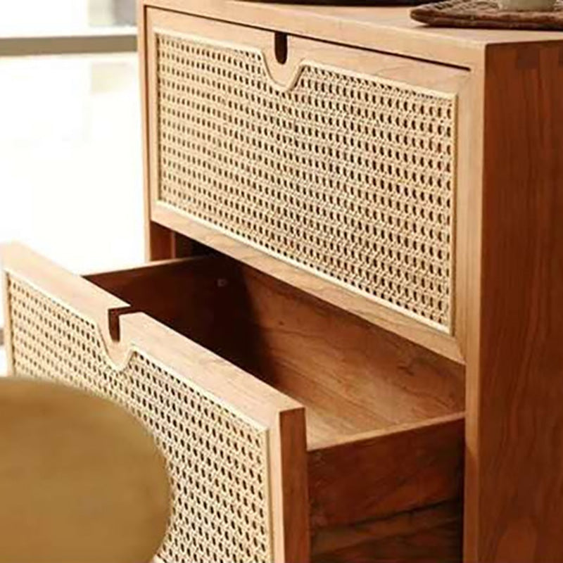 Natural 3/6 - Drawer Accent Chest Accent Chest - Wood for Indoor Clearhalo 'Cabinets & Chests' 'cabinets_chests' 'furn' 'furn_cabinets_chests' 'Furniture' 'Living Room Furniture' 6376172
