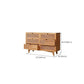 Natural 3/6 - Drawer Accent Chest Accent Chest - Wood for Indoor Clearhalo 'Cabinets & Chests' 'cabinets_chests' 'furn' 'furn_cabinets_chests' 'Furniture' 'Living Room Furniture' 6376178