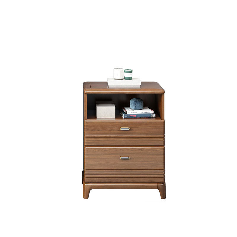 Mid-Century Modern Brown Chest 27.55" Wide 2/3/4 - Drawer Accent Chest 2 Clearhalo 'Cabinets & Chests' 'cabinets_chests' 'furn' 'furn_cabinets_chests' 'Furniture' 'Living Room Furniture' 6376182