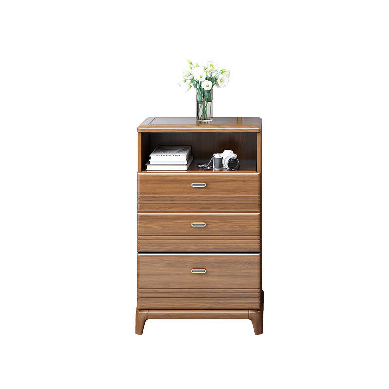 Mid-Century Modern Brown Chest 27.55" Wide 2/3/4 - Drawer Accent Chest 3 Clearhalo 'Cabinets & Chests' 'cabinets_chests' 'furn' 'furn_cabinets_chests' 'Furniture' 'Living Room Furniture' 6376183