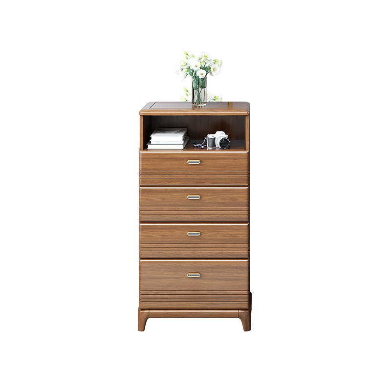 Mid-Century Modern Brown Chest 27.55" Wide 2/3/4 - Drawer Accent Chest 4 Clearhalo 'Cabinets & Chests' 'cabinets_chests' 'furn' 'furn_cabinets_chests' 'Furniture' 'Living Room Furniture' 6376185