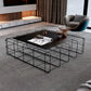 Mid-Century Modern Black Cocktail Table in Iron 1 Coffee Table Clearhalo 'Coffee & Accent Tables' 'Coffee Tables' 'coffee_tables' 'furn' 'furn_coffee_tables' 'Furniture' 'Living Room Furniture' 6376385