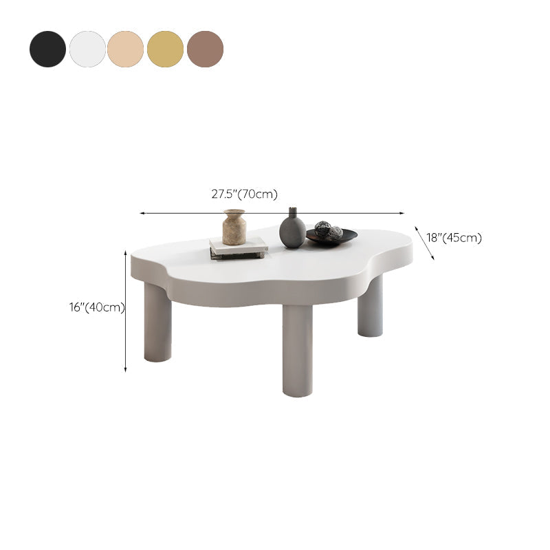 Tavolino da caffè geometrico a 3 gambe Tavolino da cocktail singolo scandinavo