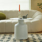 Mid-century Modern Pedestal Cocktail Table Iron Round Top Coffee Table Clearhalo 'Coffee & Accent Tables' 'Coffee Tables' 'coffee_tables' 'furn' 'furn_coffee_tables' 'Furniture' 'Living Room Furniture' 6376515