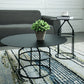 Mid-Century Modern Frame Base Cocktail Table Metal Round Coffee Table Clearhalo 'Coffee & Accent Tables' 'Coffee Tables' 'coffee_tables' 'furn' 'furn_coffee_tables' 'Furniture' 'Living Room Furniture' 6376561
