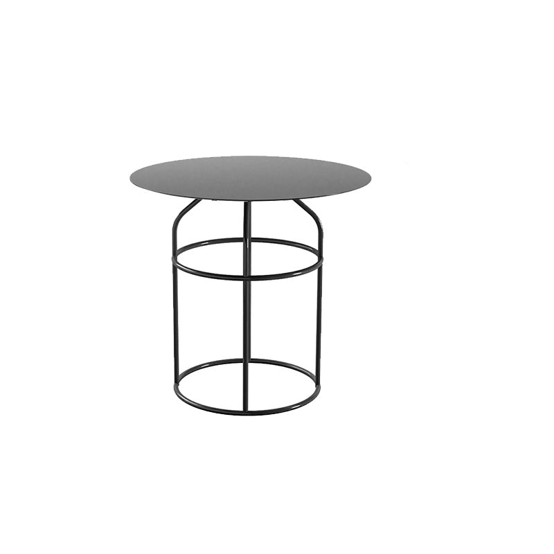 Mid-Century Modern Frame Base Cocktail Table Metal Round Coffee Table Clearhalo 'Coffee & Accent Tables' 'Coffee Tables' 'coffee_tables' 'furn' 'furn_coffee_tables' 'Furniture' 'Living Room Furniture' 6376566