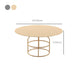 Mid-Century Modern Frame Base Cocktail Table Metal Round Coffee Table Clearhalo 'Coffee & Accent Tables' 'Coffee Tables' 'coffee_tables' 'furn' 'furn_coffee_tables' 'Furniture' 'Living Room Furniture' 6376575