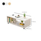Modern Rectangle Coffee Table 15-inch Wooden Cocktail Table with Storage