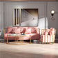 White Marble Top Coffee Table Gold Frame Coffee Cocktail Table Clearhalo 'Coffee & Accent Tables' 'Coffee Tables' 'coffee_tables' 'furn' 'furn_coffee_tables' 'Furniture' 'Living Room Furniture' 6376610