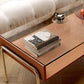 Contemporary Glass Top Coffee Table in Rectangle with 1 Shelf and 4 Legs