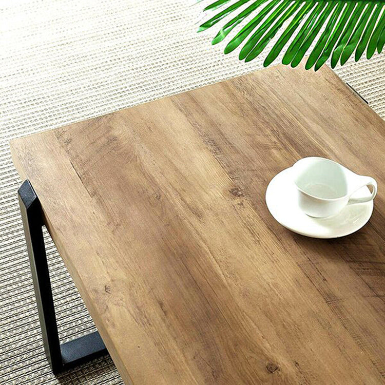 Rectangle Solid Wood Coffee Table Sled Coffee Cocktail Table Clearhalo 'Coffee & Accent Tables' 'Coffee Tables' 'coffee_tables' 'furn' 'furn_coffee_tables' 'Furniture' 'Living Room Furniture' 6376662