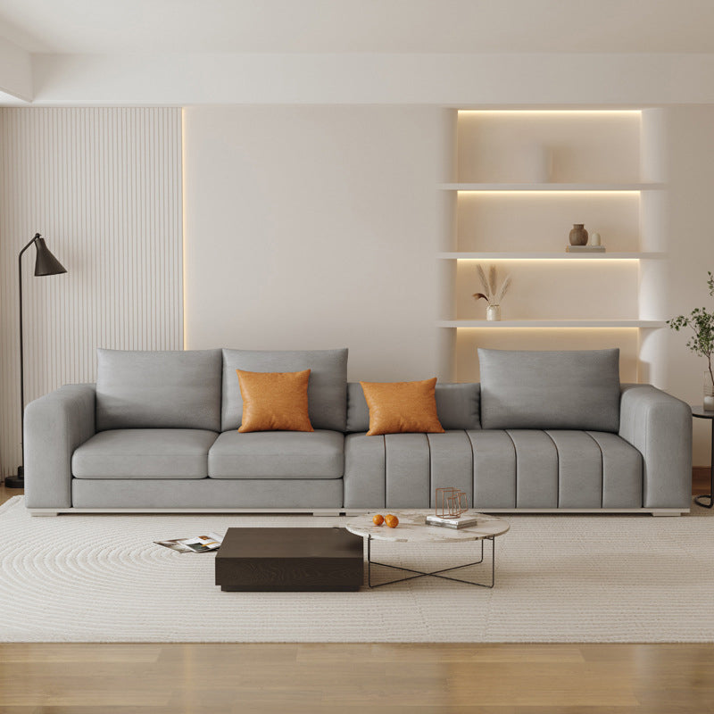 Zeitgenössische Kunstleder Wohnzimmer Square Arm Standard Sitzgelegenheiten