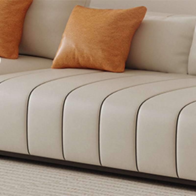 Zeitgenössische Kunstleder Wohnzimmer Square Arm Standard Sitzgelegenheiten