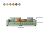 Zeitgenössische Kunstleder Wohnzimmer Square Arm Standard Sitzgelegenheiten