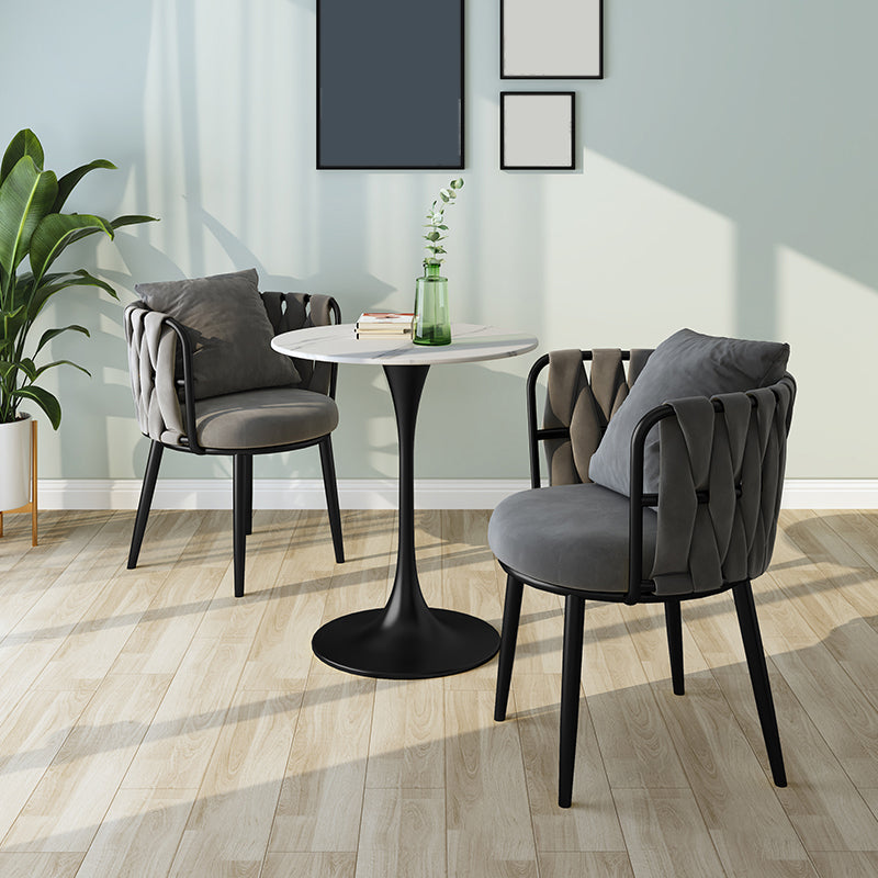 Cushion Back Lounge Chair Basic Four Leg Vanity Chair for Living Room Clearhalo 'Accent Chairs' 'accent_chairs' 'Chairs & Seating' 'furn' 'furn_accent_chairs' 'Furniture' 'Living Room Furniture' 6376903