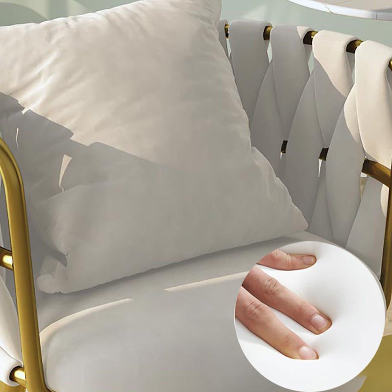 Cushion Back Lounge Chair Basic Four Leg Vanity Chair for Living Room Clearhalo 'Accent Chairs' 'accent_chairs' 'Chairs & Seating' 'furn' 'furn_accent_chairs' 'Furniture' 'Living Room Furniture' 6376910