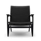Solid Wood Frame Lounge Chair Arms Included Woven Back Chair Clearhalo 'Accent Chairs' 'accent_chairs' 'Chairs & Seating' 'furn' 'furn_accent_chairs' 'Furniture' 'Living Room Furniture' 6376947