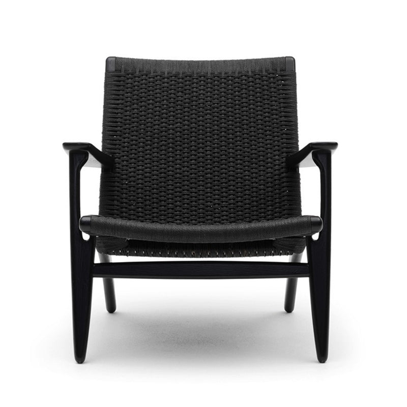 Solid Wood Frame Lounge Chair Arms Included Woven Back Chair Clearhalo 'Accent Chairs' 'accent_chairs' 'Chairs & Seating' 'furn' 'furn_accent_chairs' 'Furniture' 'Living Room Furniture' 6376947