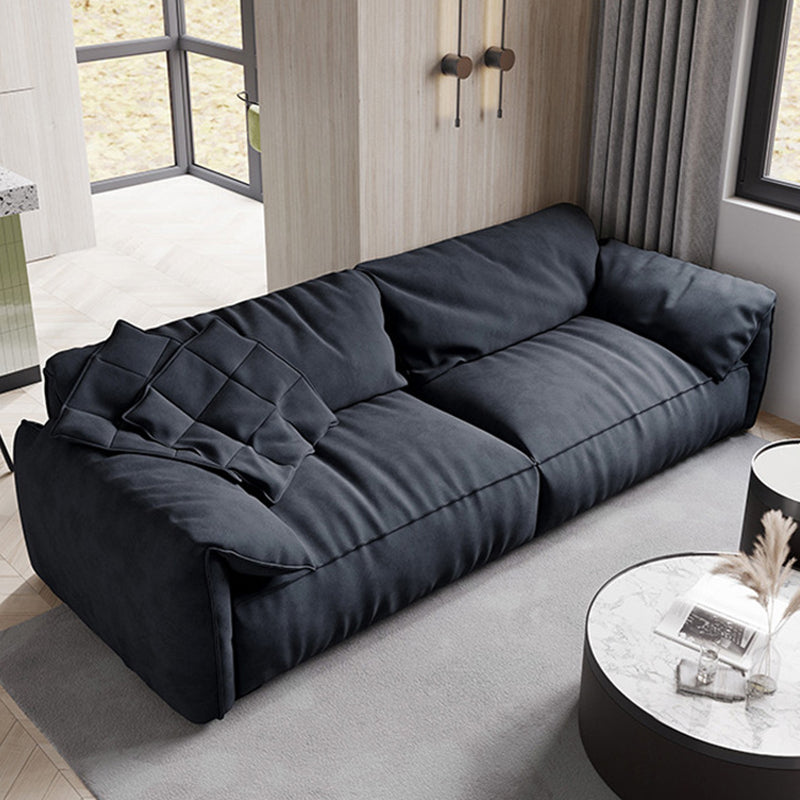 Zeitgenössisches Wohnzimmer Kunstleder Kissen Top Arm Kissen Sofa