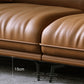 Coussins de salon en cuir authentique moderne