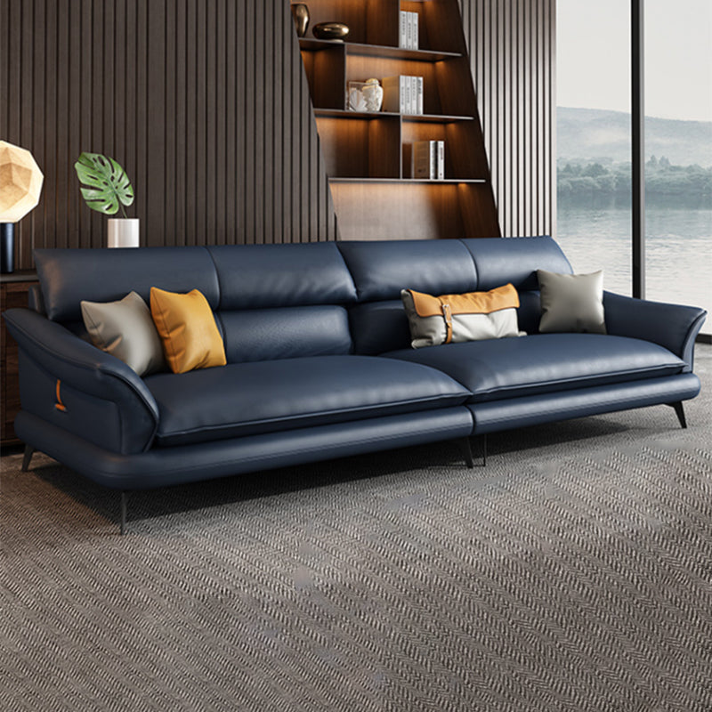 Coussins modernes Évasé ARM Salon en cuir authentique