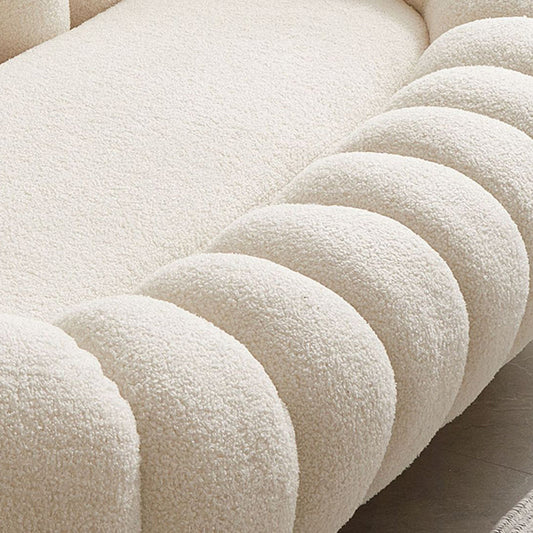 Beige Wool Stationary Sofa 27.55" High Sloped Arm Sofa for Living Room Clearhalo 'furn' 'furn_sofas' 'Furniture' 'Living Room Furniture' 'Sofa' 'sofas' 6377232