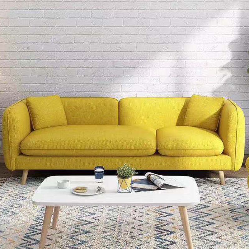 Sofa Contemporary Fabric 3 Seater Living Room Tuxedo Arm Seating
