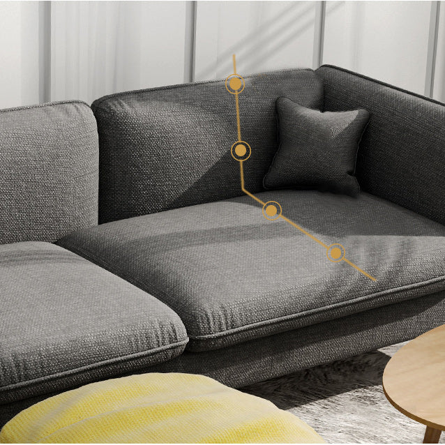 Sofa zeitgenössischer Stoff 3 Sitzer Wohnzimmertuxedo Arm Sitzgelegenheiten