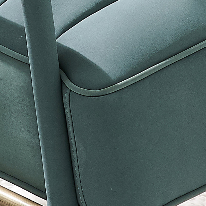 Arms Included Lounge Chair Living Room Chair with Gold Tone Legs Clearhalo 'Accent Chairs' 'accent_chairs' 'Chairs & Seating' 'furn' 'furn_accent_chairs' 'Furniture' 'Living Room Furniture' 6377633