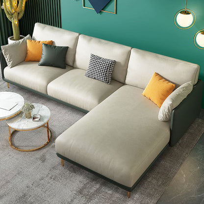 66 "divano sezionale sezionale glam a livello L sezionali resistenti alle macchie a L